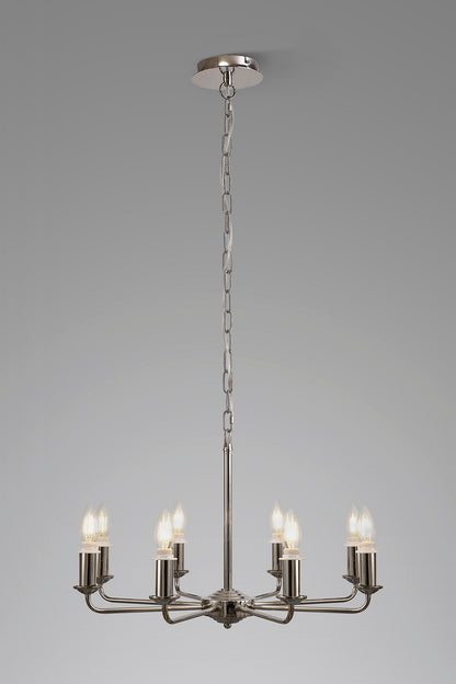 Banyan 8 Light Traditional Armed Chandelier E14  (Deco D0677)