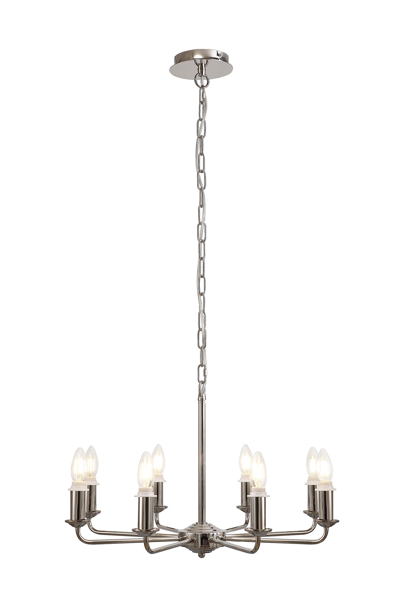 Banyan 8 Light Traditional Armed Chandelier E14  (Deco D0677)