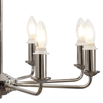 Banyan 8 Light Traditional Armed Chandelier E14  (Deco D0677)