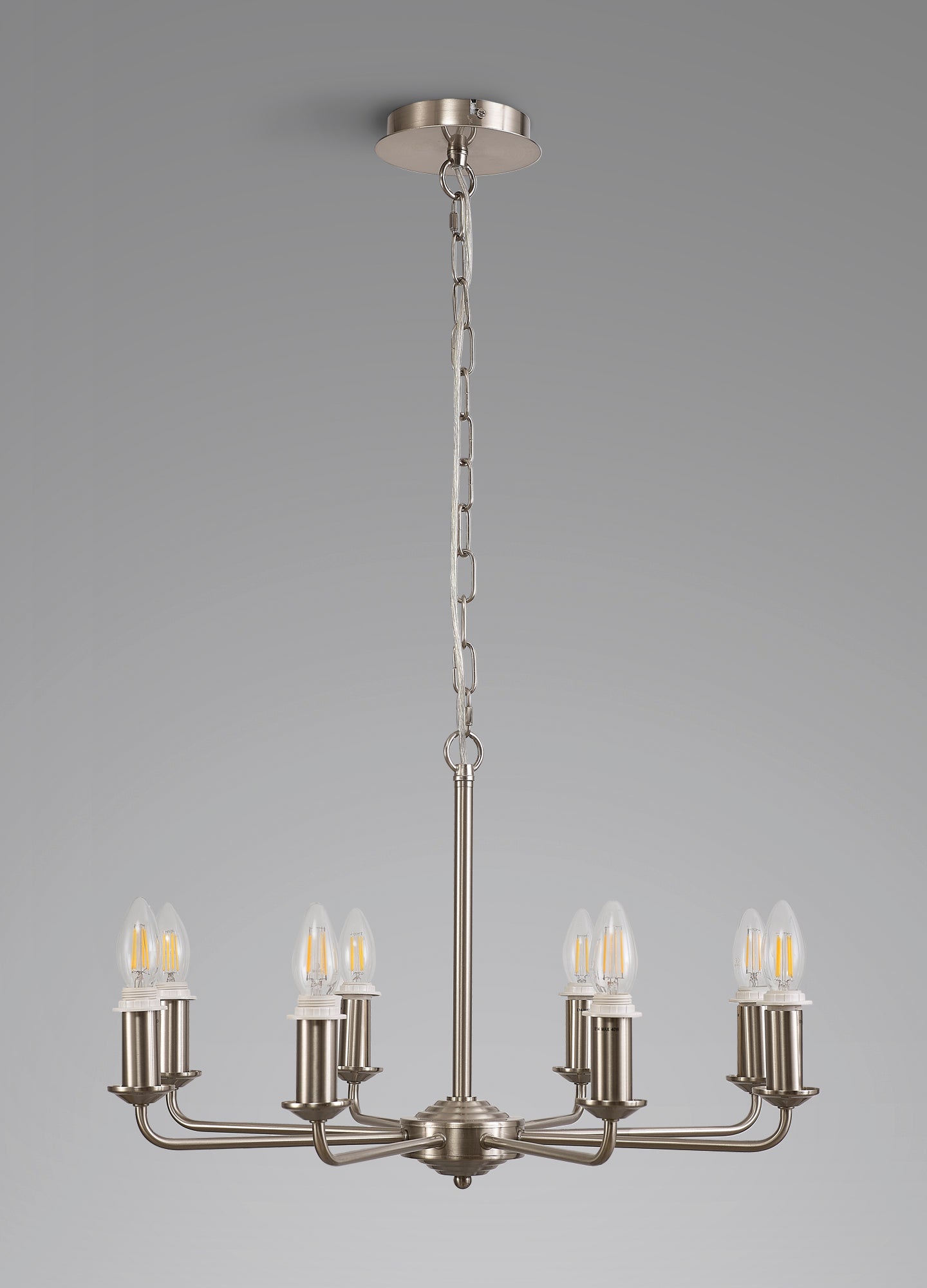 Banyan 8 Light Traditional Armed Chandelier E14  (Deco D0677)