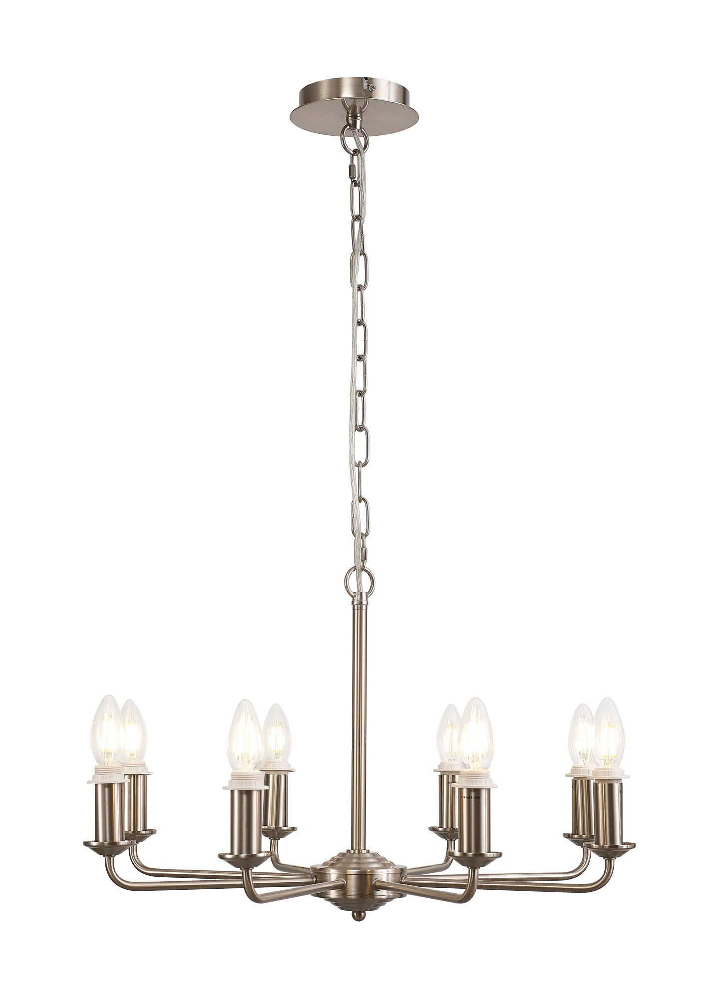 Banyan 8 Light Traditional Armed Chandelier E14  (Deco D0677)