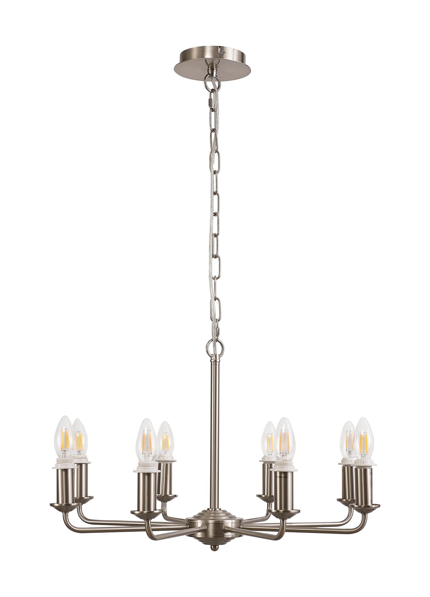 Banyan 8 Light Traditional Armed Chandelier E14  (Deco D0677)