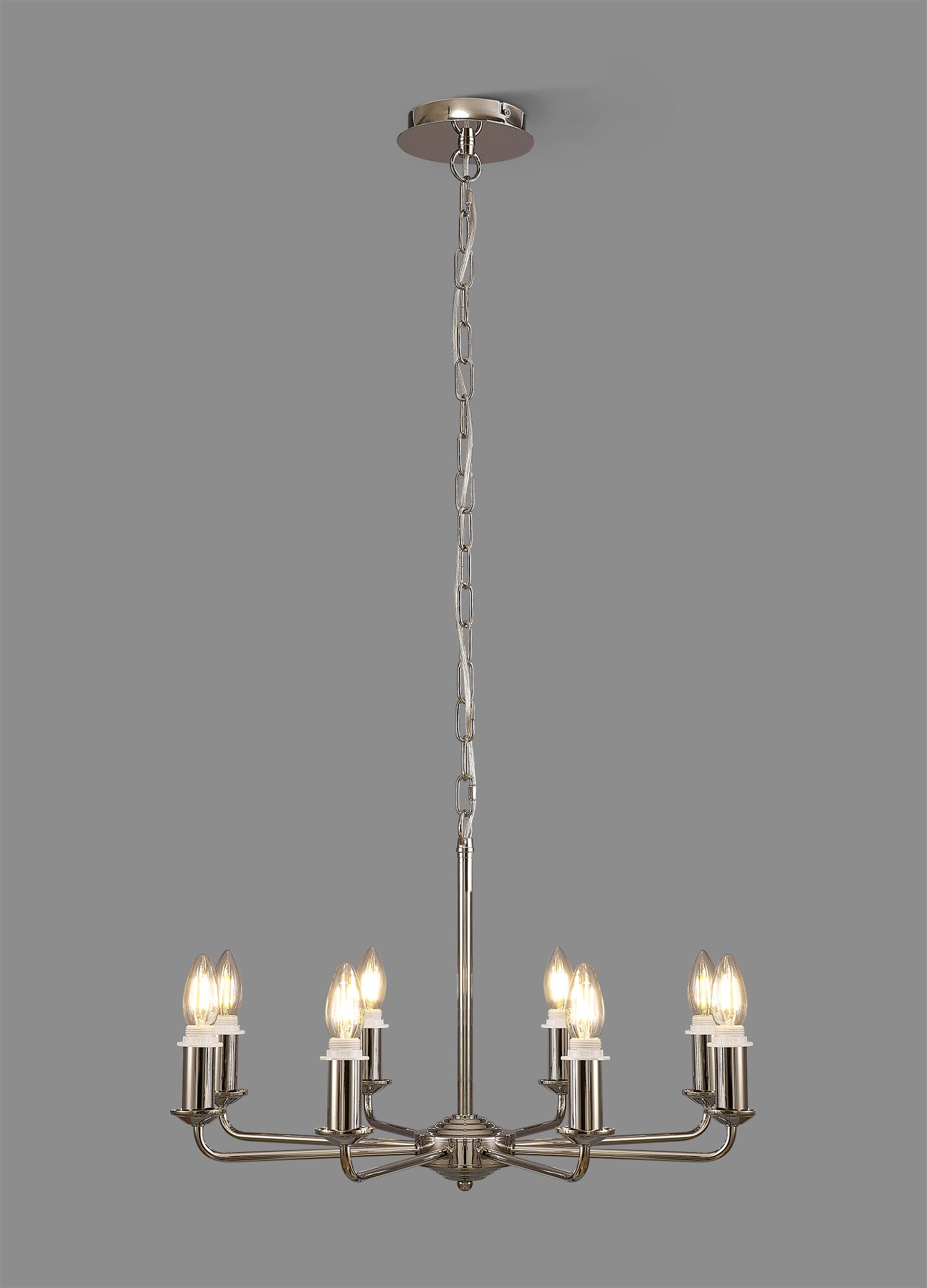 Banyan 8 Light Traditional Armed Chandelier E14  (Deco D0677)