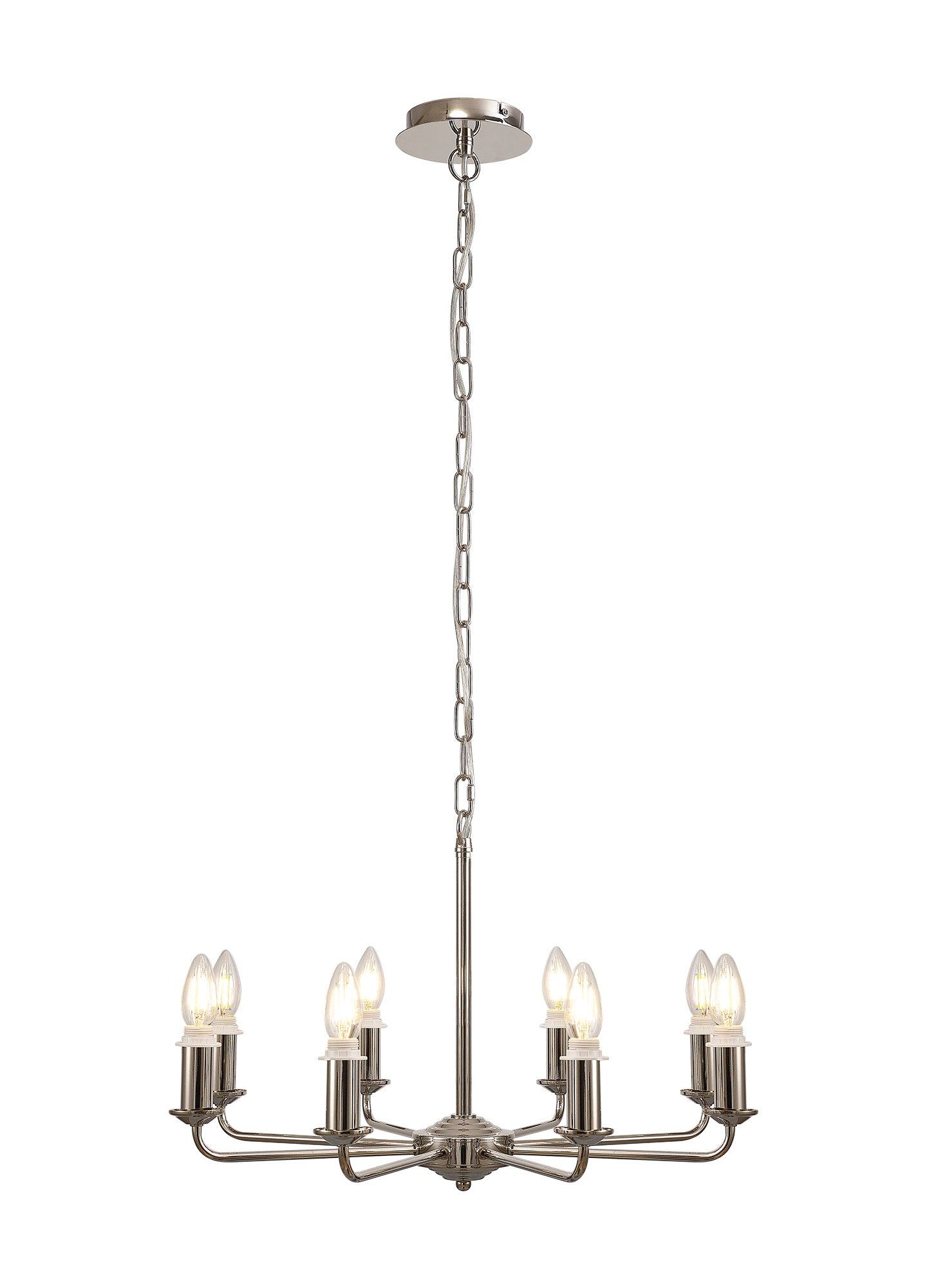 Banyan 8 Light Traditional Armed Chandelier E14  (Deco D0677)