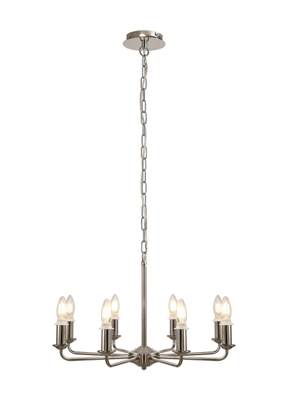 Banyan 8 Light Traditional Armed Chandelier E14  (Deco D0677)