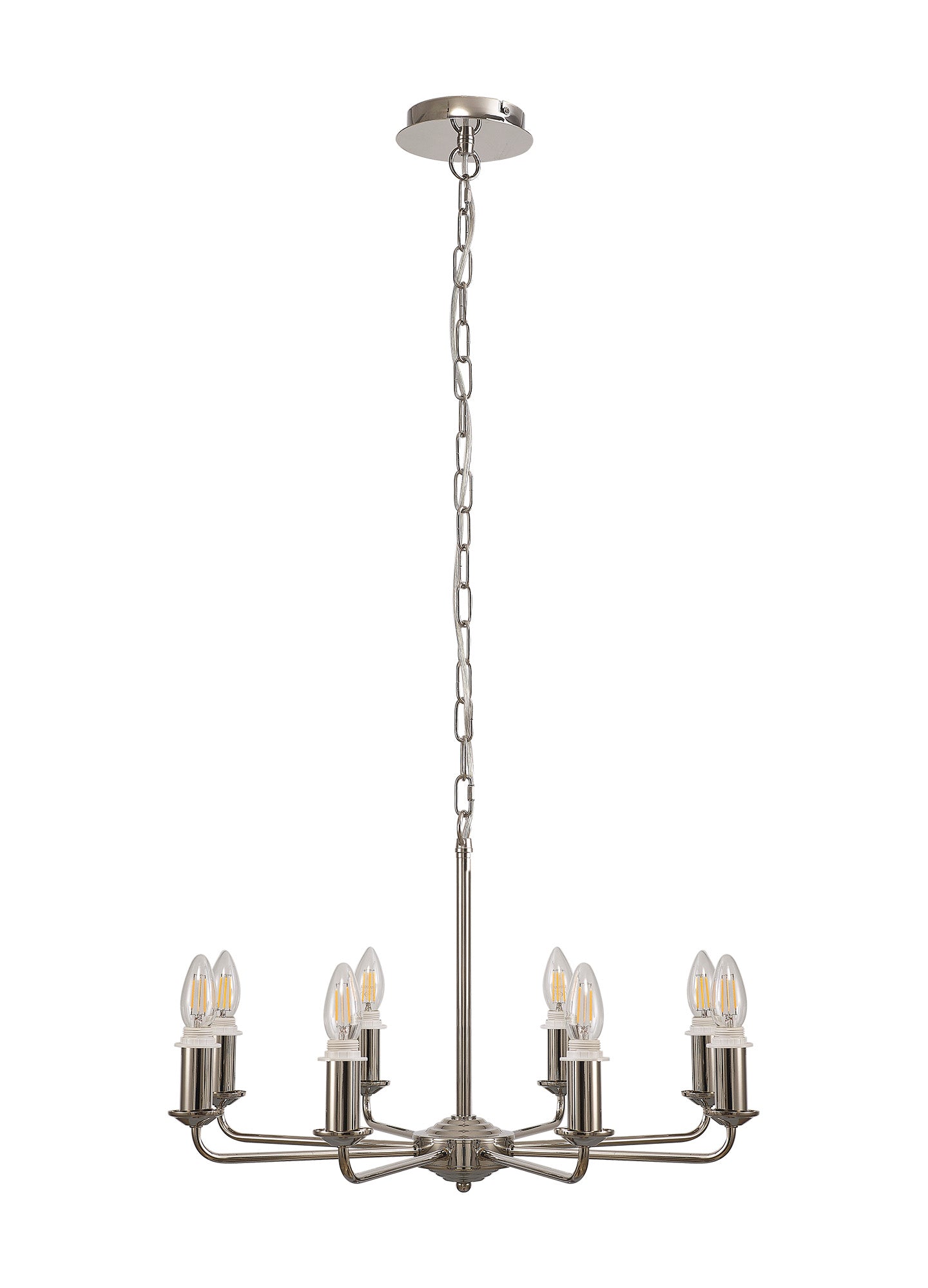 Banyan 8 Light Traditional Armed Chandelier E14  (Deco D0677)