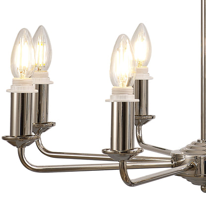 Banyan 8 Light Traditional Armed Chandelier E14  (Deco D0677)