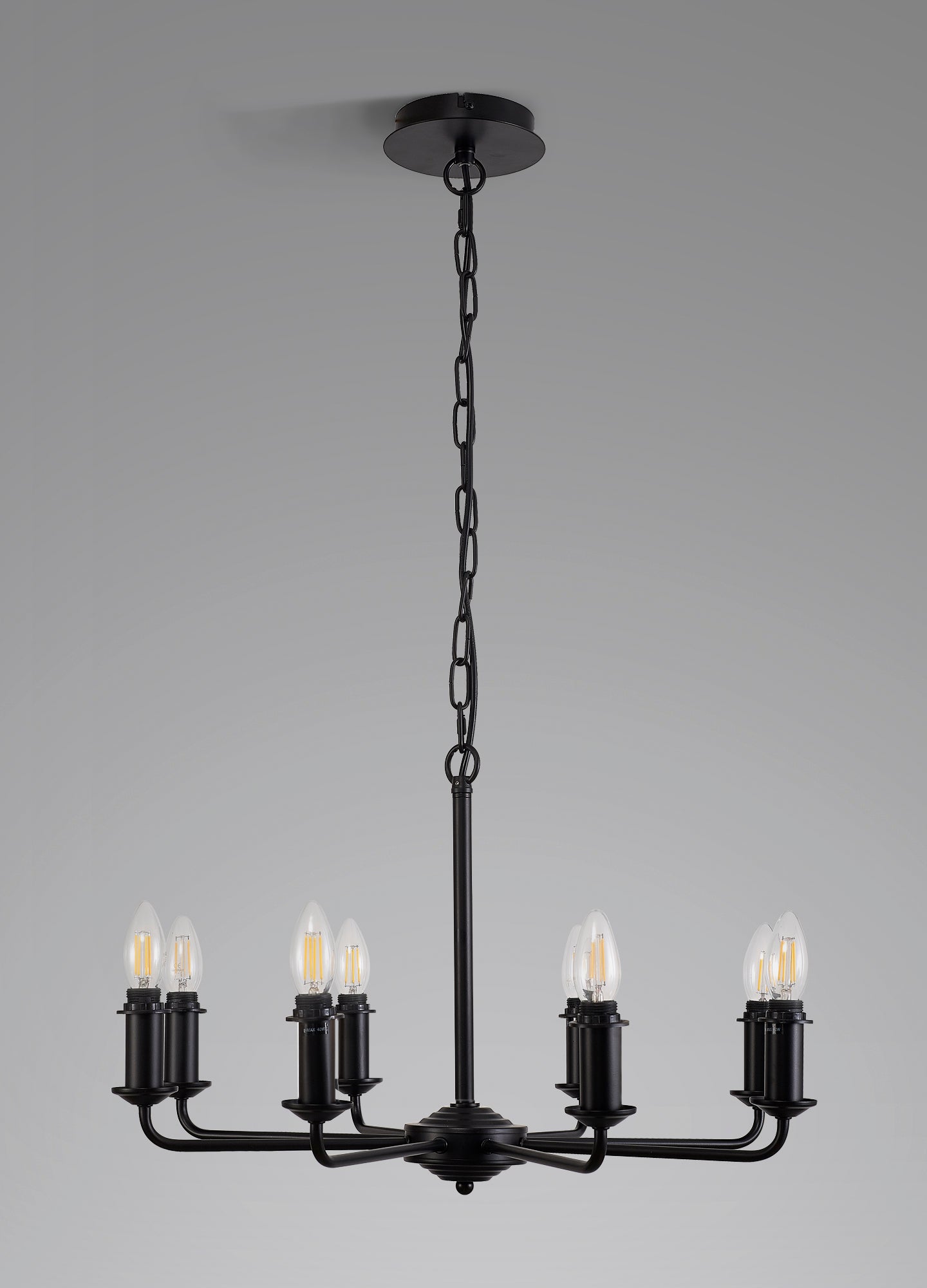 Banyan 8 Light Traditional Armed Chandelier E14  (Deco D0677)