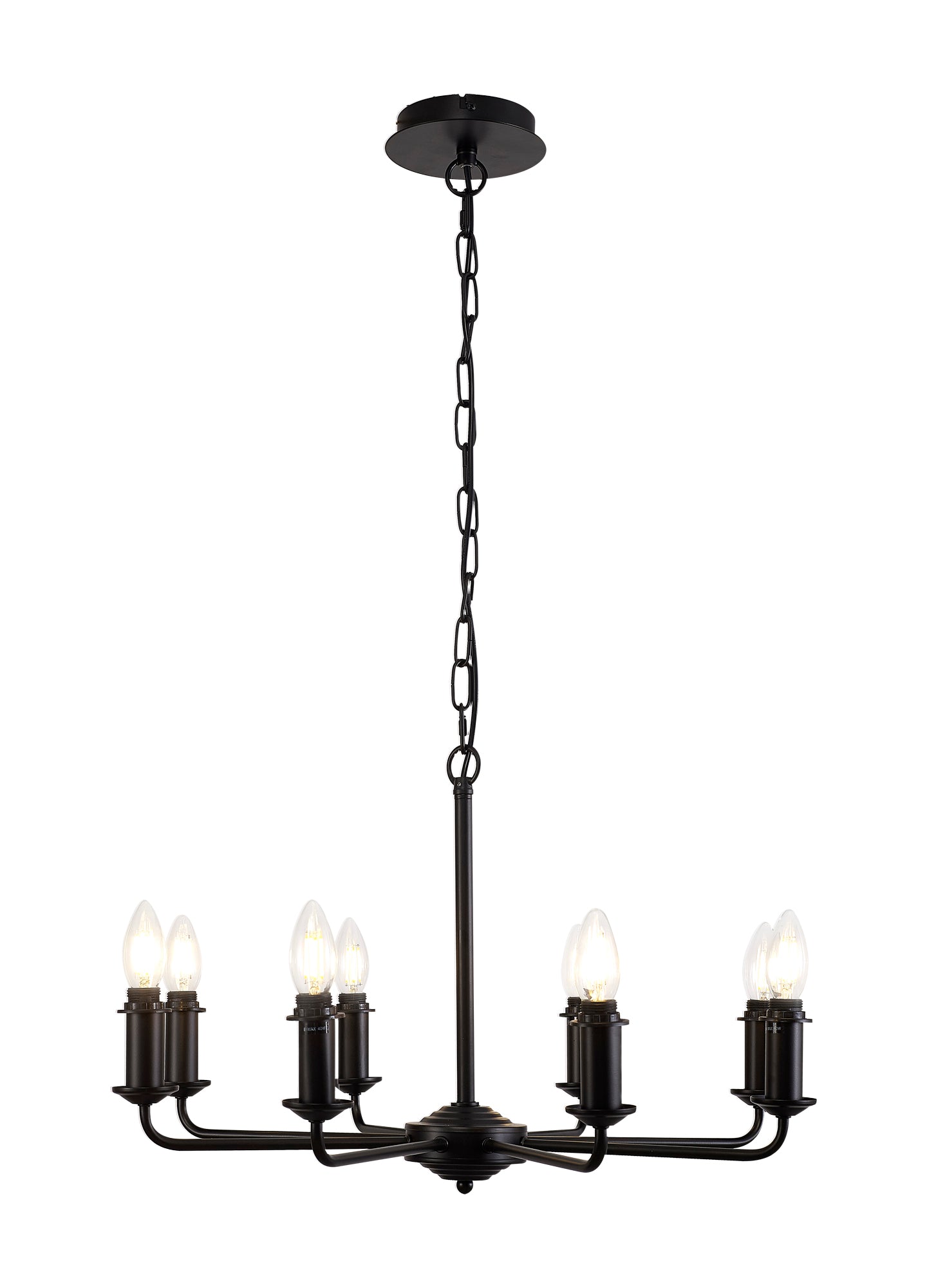 Banyan 8 Light Traditional Armed Chandelier E14  (Deco D0677)