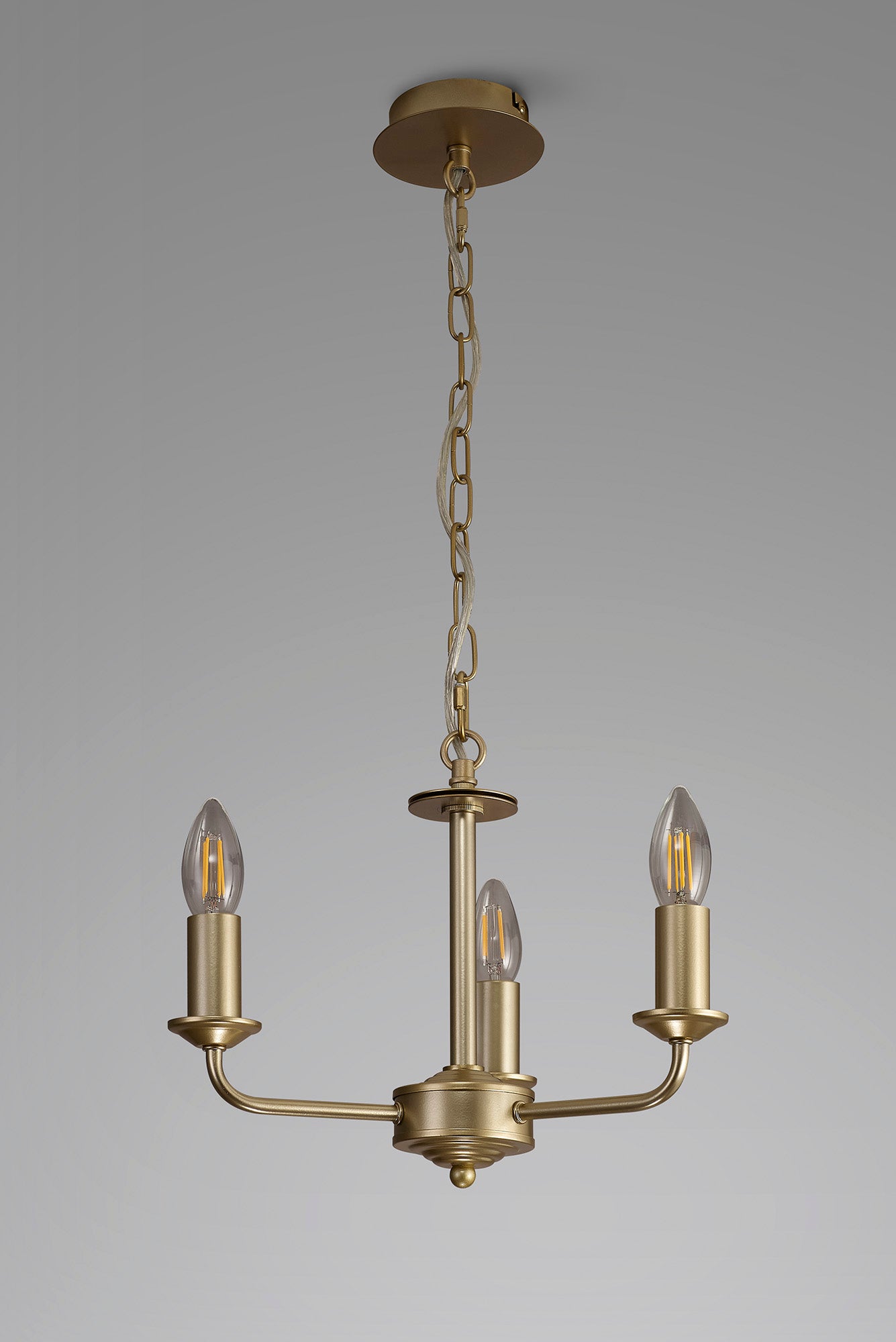 Banyan 3 Light E14 Candleabra NOT inc Shade  (Deco D0354)