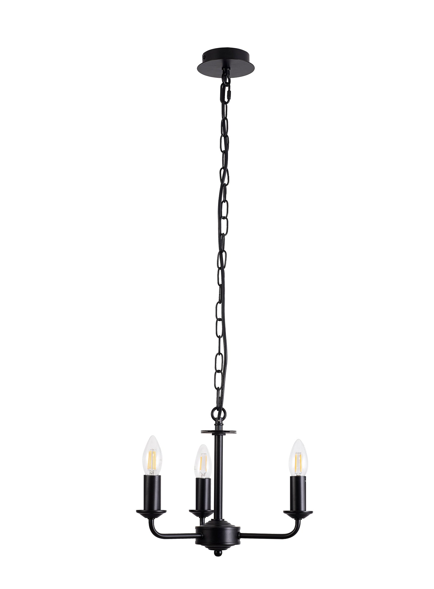 Banyan 3 Light E14 Candleabra NOT inc Shade  (Deco D0354)