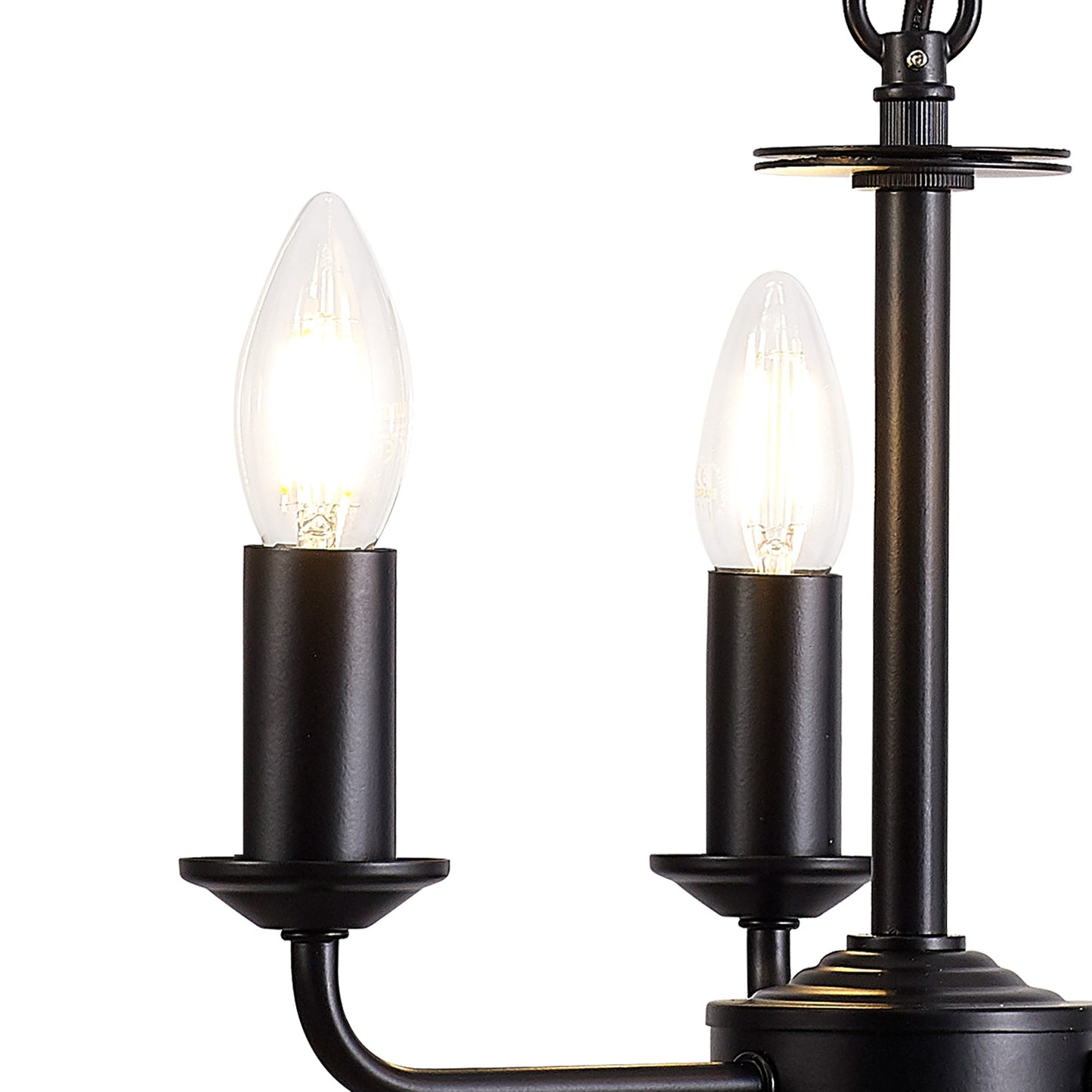 Banyan 3 Light E14 Candleabra NOT inc Shade  (Deco D0354)