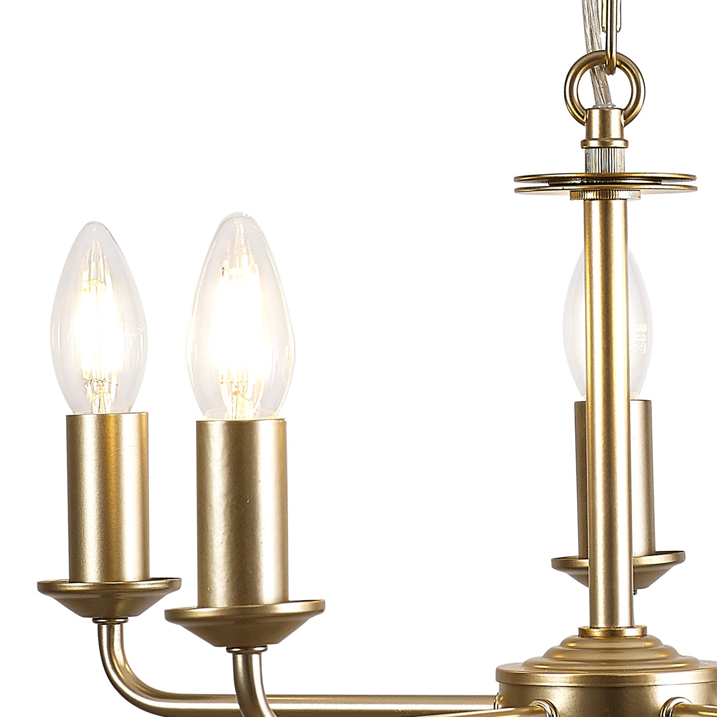 Banyan 5 Light Multi Armed Fitting with E14 Lampholders, NOT inc shade  (Deco D0358)