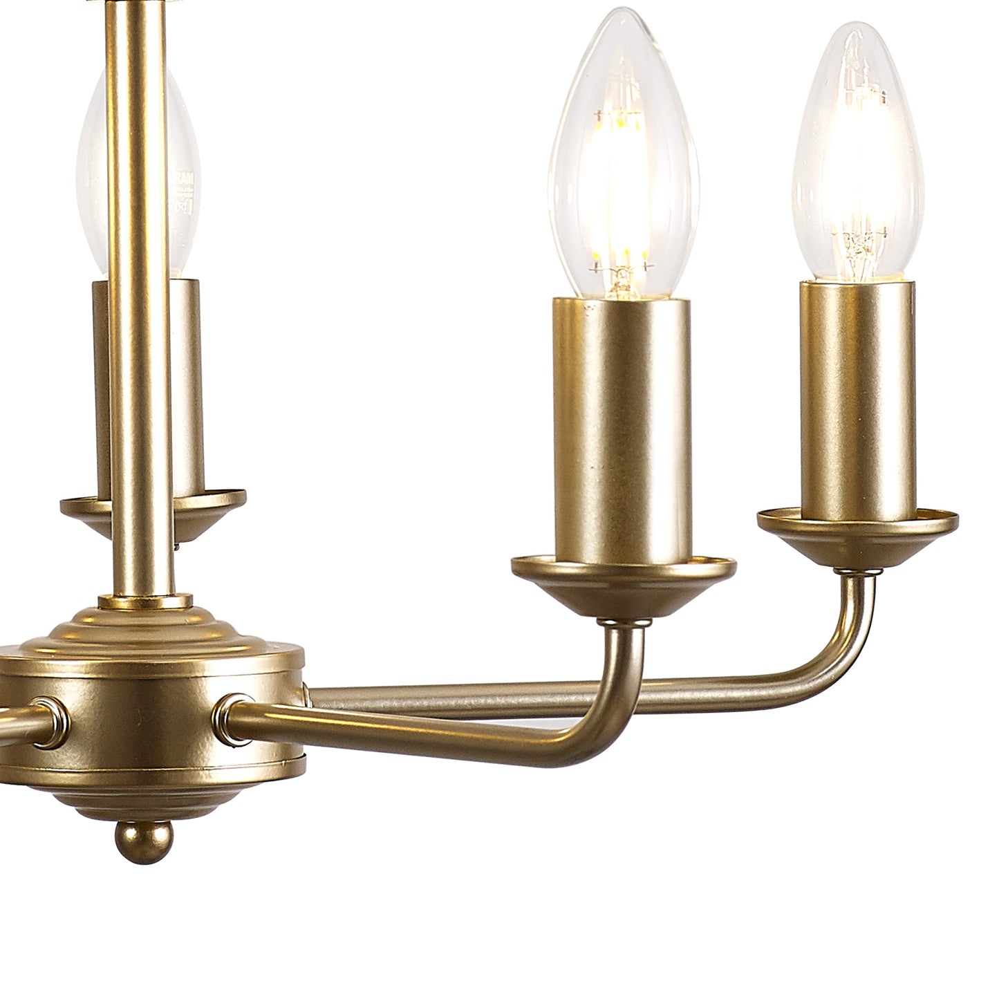 Banyan 5 Light Multi Armed Fitting with E14 Lampholders, NOT inc shade  (Deco D0358)