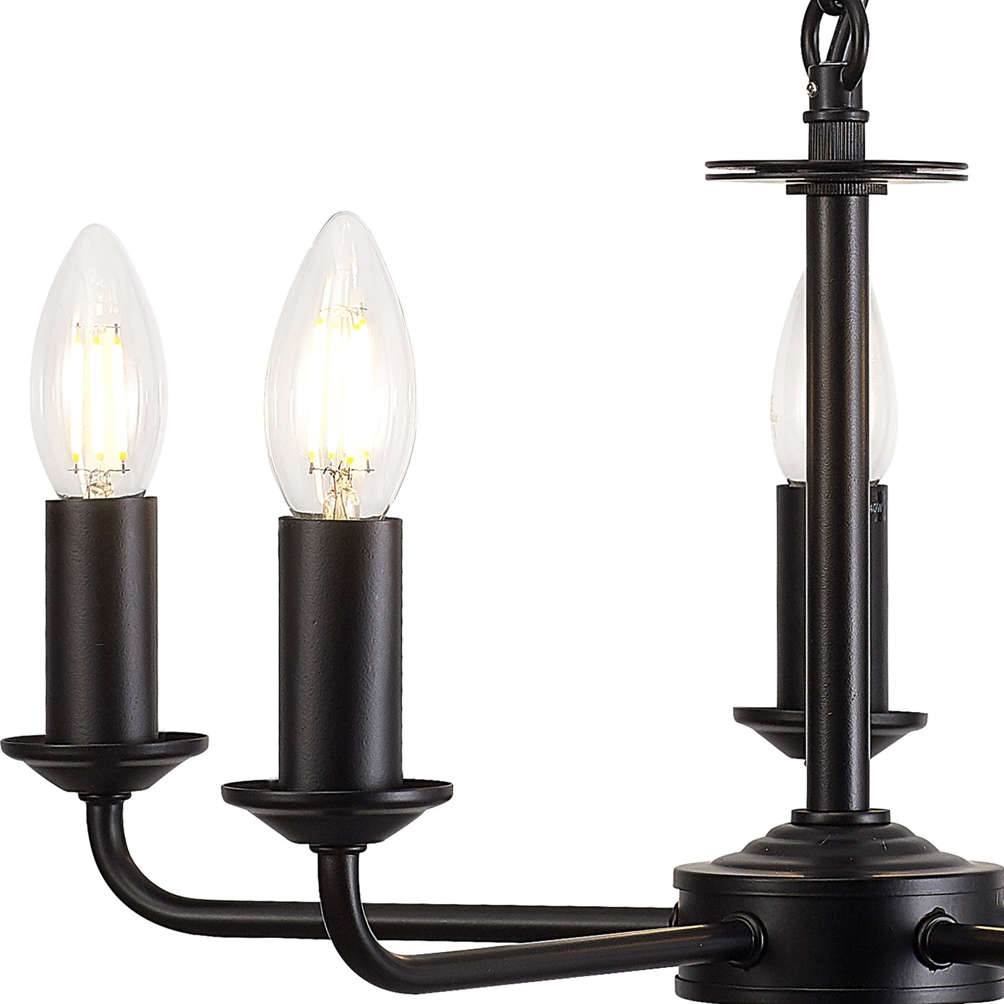 Banyan 5 Light Multi Armed Fitting with E14 Lampholders, NOT inc shade  (Deco D0358)