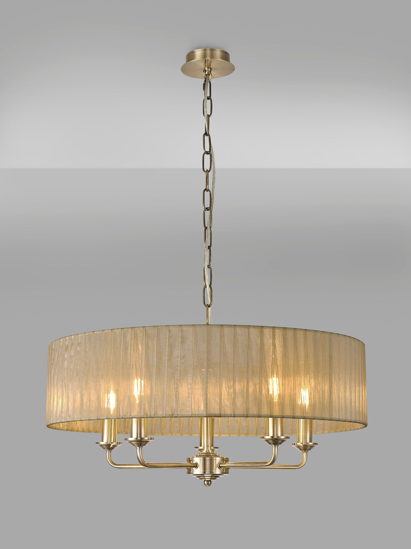 Banyan 6 Light Armed Traditional Candelabra E14   (Deco D0671)