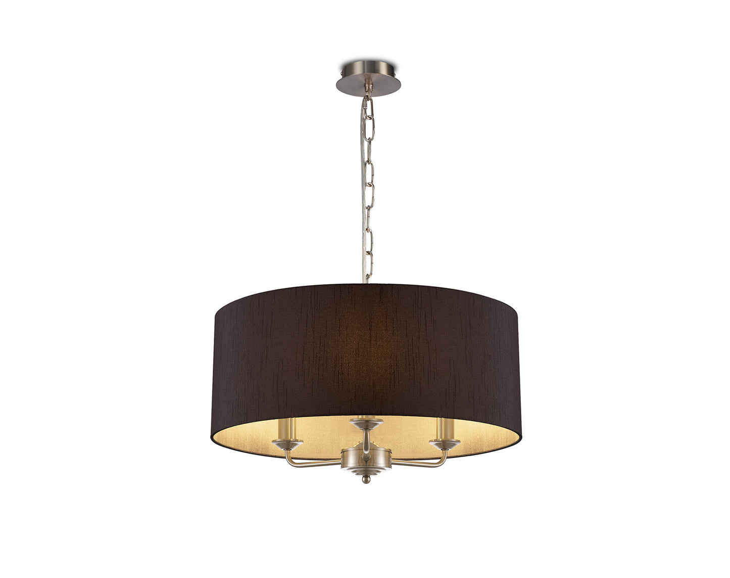 Banyan 3 Light E14 Candleabra NOT inc Shade  (Deco D0354)