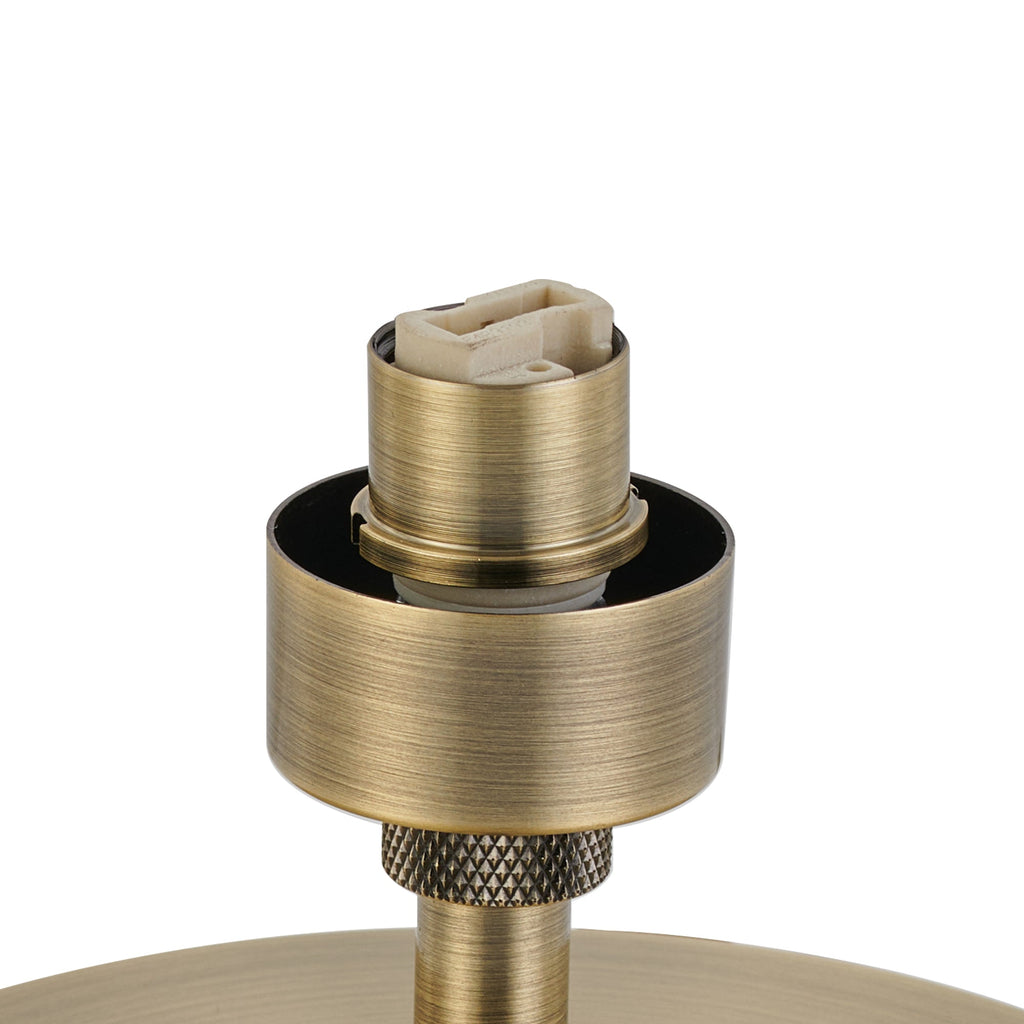 Luminosity Designs - Baron 1 Light G9 Small Touch Switch Table Lamp Without Shade, For A Vast Range Of Glass Shades - Luminosity Designs Ltd