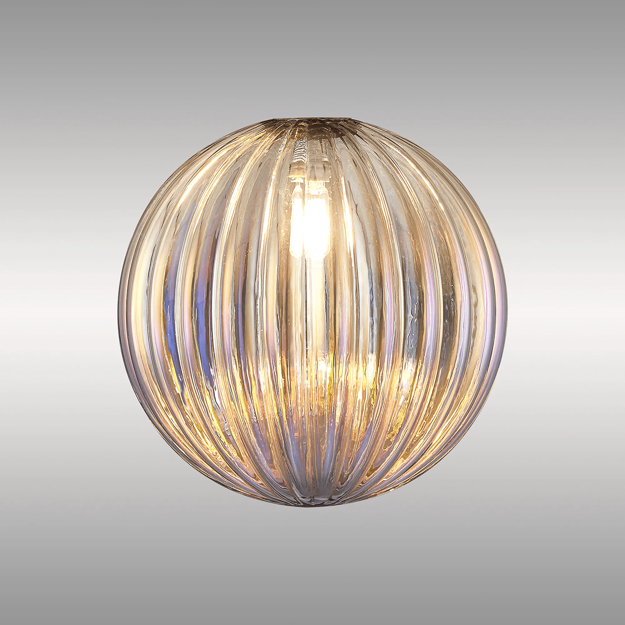 Luminosity Designs Ltd - Baron 15cm Segment (AL) Round Globe Glass Shade for G9 Fittings - Luminosity Designs Ltd