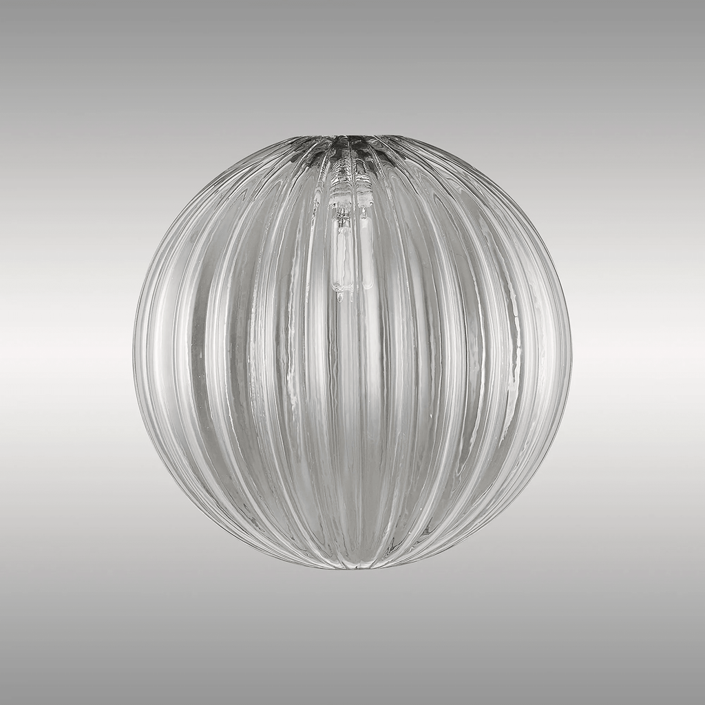 Luminosity Designs Ltd - Baron 15cm Segment (AL) Round Globe Glass Shade for G9 Fittings - Luminosity Designs Ltd