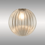 Luminosity Designs Ltd - Baron 15cm Segment (AL) Round Globe Glass Shade for G9 Fittings - Luminosity Designs Ltd