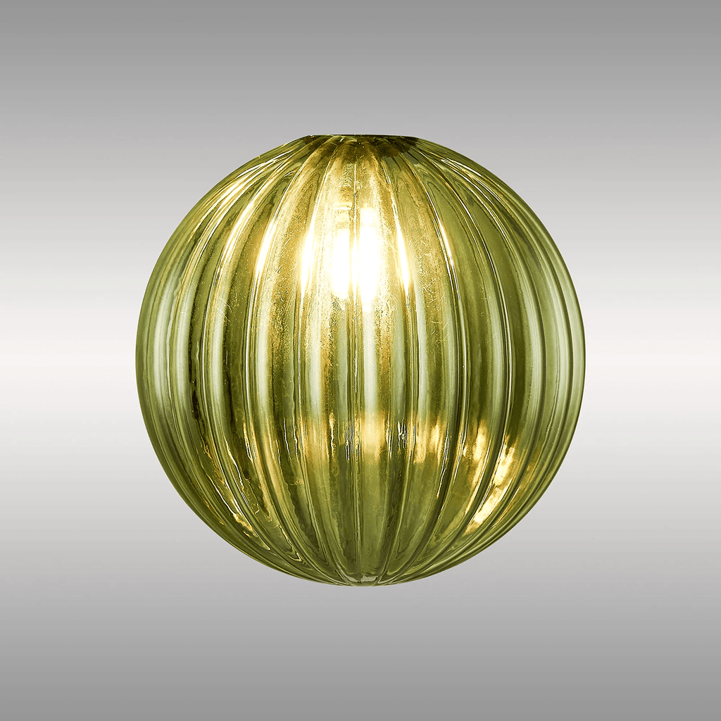 Luminosity Designs Ltd - Baron 15cm Segment (AL) Round Globe Glass Shade for G9 Fittings - Luminosity Designs Ltd
