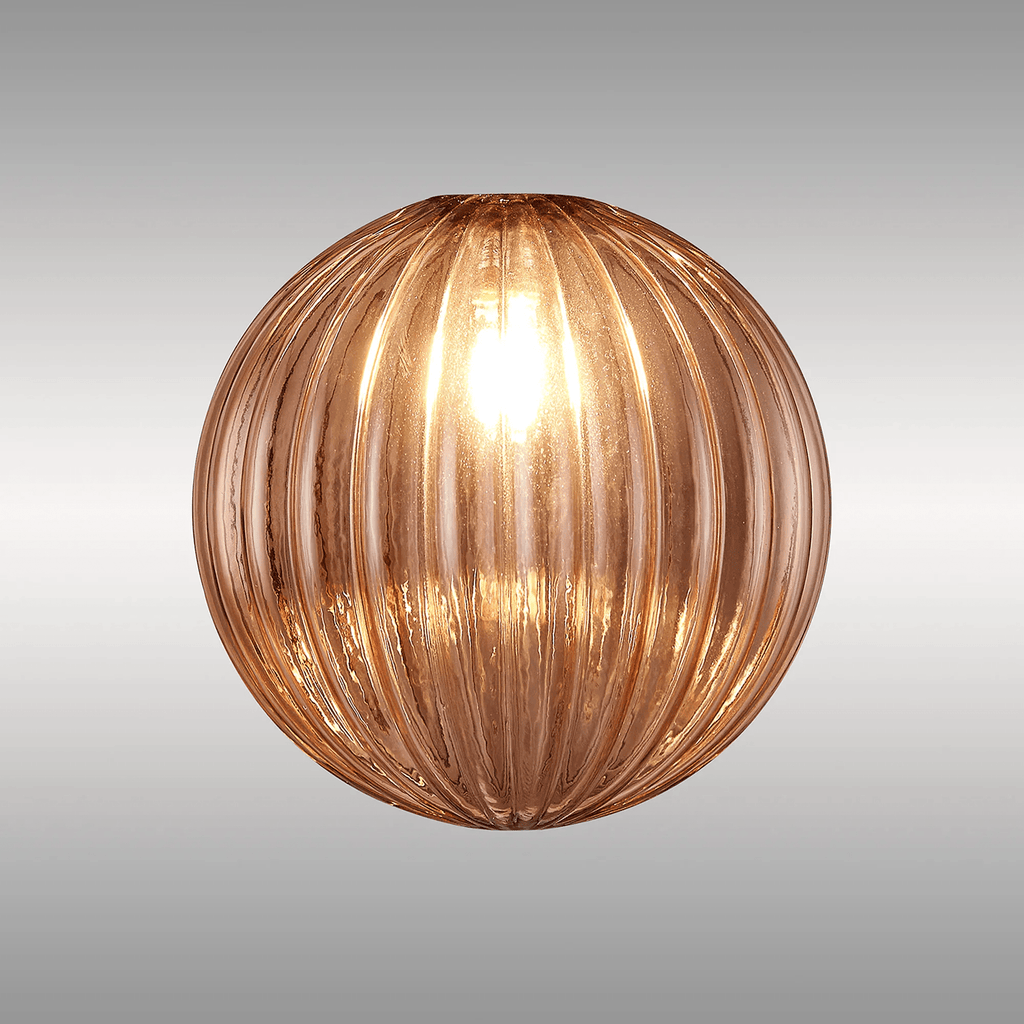 Luminosity Designs Ltd - Baron 15cm Segment (AL) Round Globe Glass Shade for G9 Fittings - Luminosity Designs Ltd