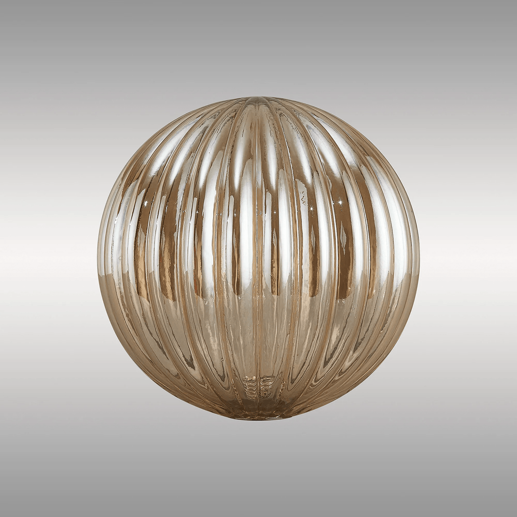 Luminosity Designs Ltd - Baron 15cm Segment (AL) Round Globe Glass Shade for G9 Fittings - Luminosity Designs Ltd