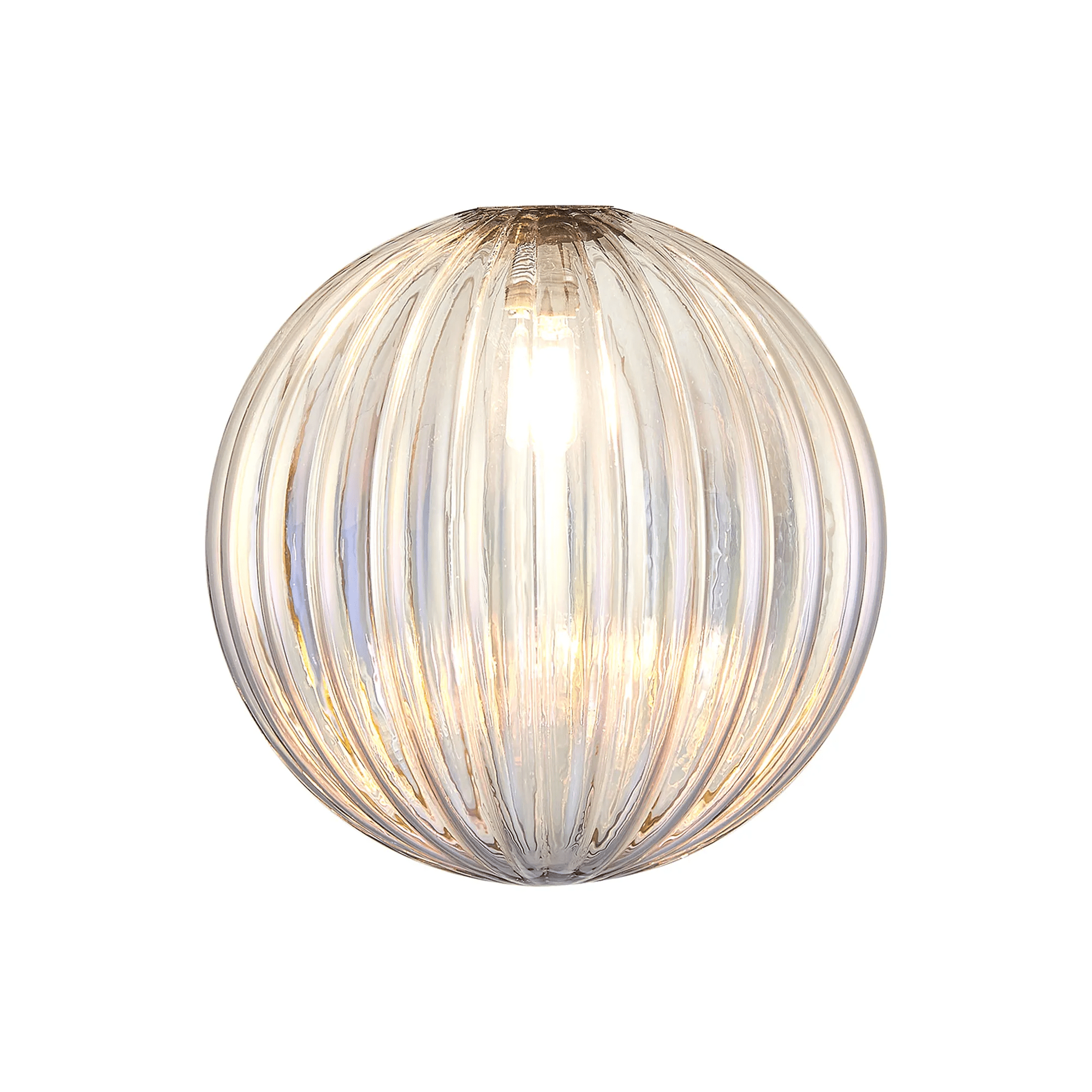 Luminosity Designs Ltd - Baron 15cm Segment (AL) Round Globe Glass Shade for G9 Fittings - Luminosity Designs Ltd