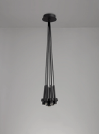 Baron Fully Adjustable Cluster or Tiered Pendant, G9 x 7 , Mix & Match Your Shades - Luminosity Designs Ltd