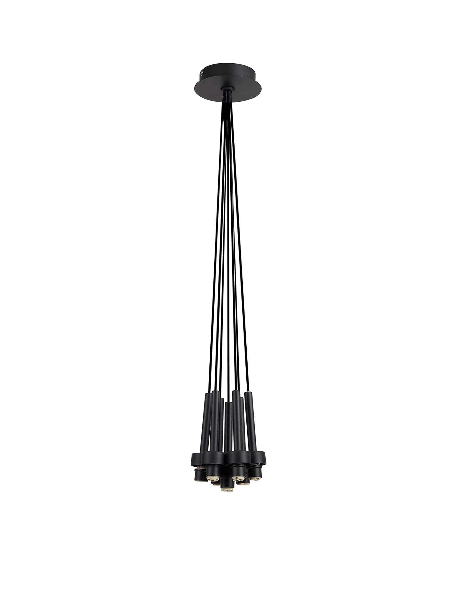 Baron Fully Adjustable Cluster or Tiered Pendant, G9 x 7 , Mix & Match Your Shades - Luminosity Designs Ltd