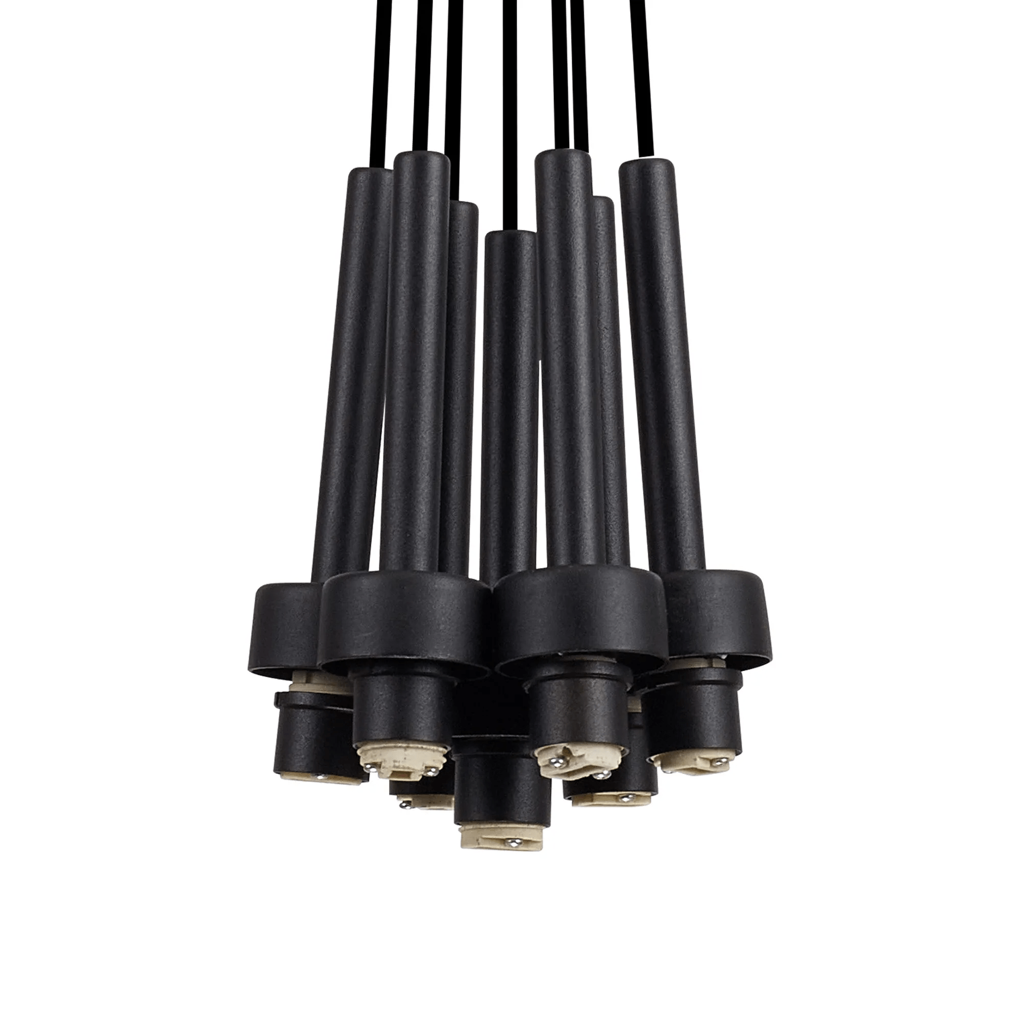 Baron Fully Adjustable Cluster or Tiered Pendant, G9 x 7 , Mix & Match Your Shades - Luminosity Designs Ltd