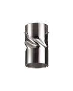 Luminosity Designs - Baron Tall Twisted Cylinder Glass Shade With Polished Chrome 3 Rod Suspension Plate - Luminosity Designs Ltd