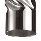 Luminosity Designs - Baron Tall Twisted Cylinder Glass Shade With Polished Chrome 3 Rod Suspension Plate - Luminosity Designs Ltd