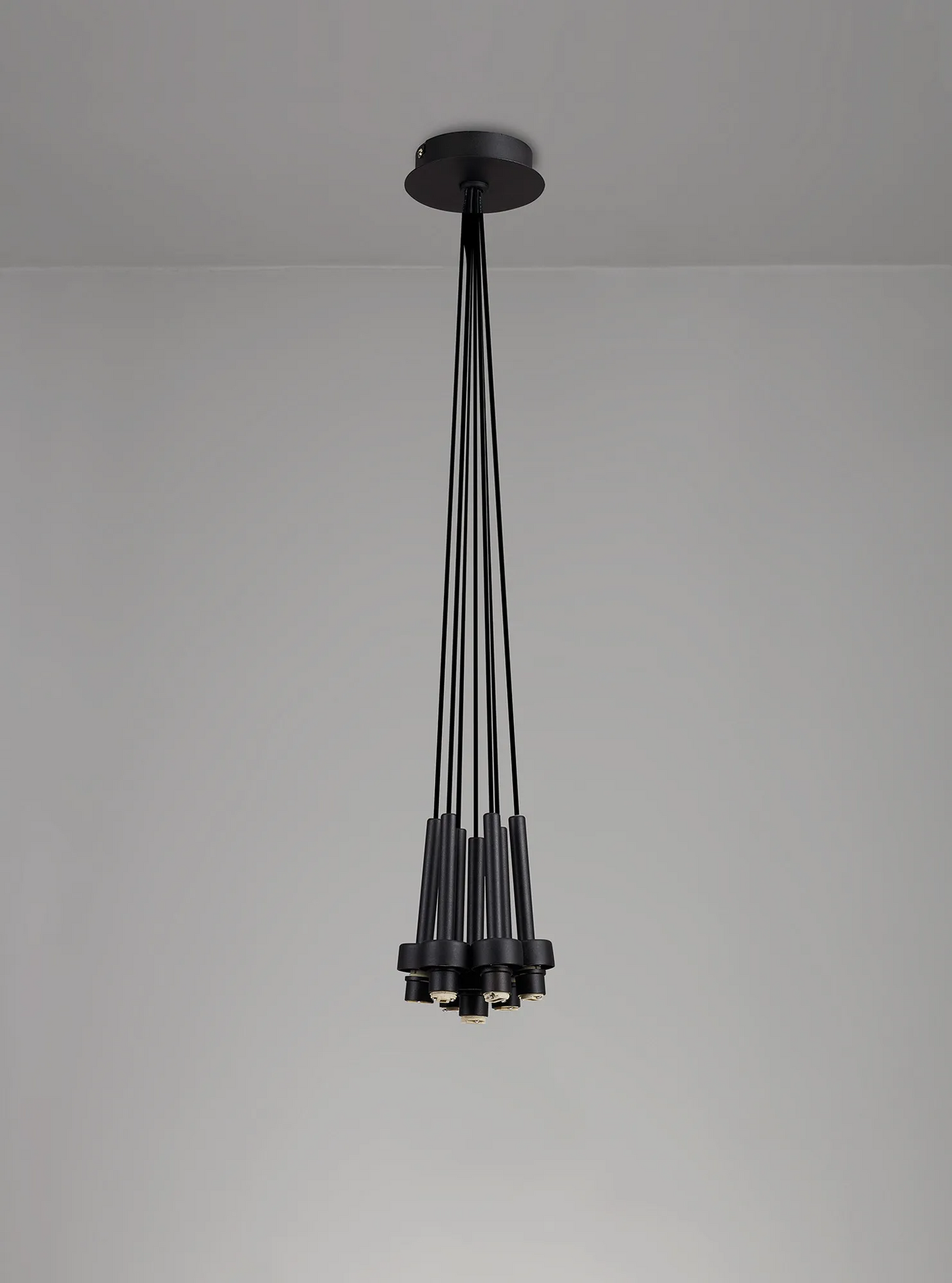 Baron Fully Adjustable Cluster or Tiered Pendant, G9 x 7 , Mix & Match Your Shades