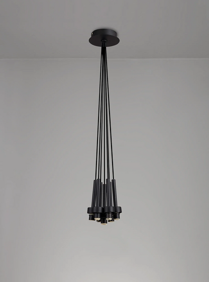 Baron Fully Adjustable Cluster or Tiered Pendant, G9 x 7 , Mix & Match Your Shades