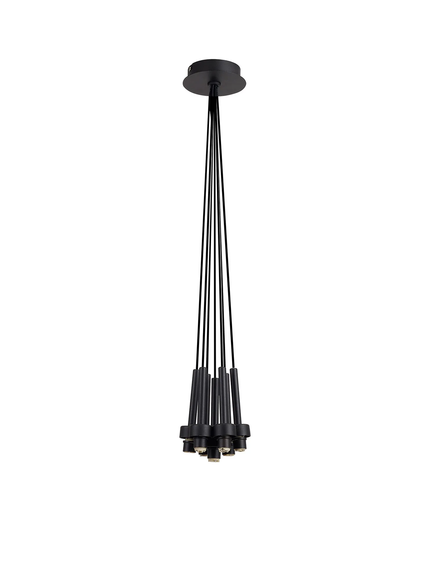 Baron Fully Adjustable Cluster or Tiered Pendant, G9 x 7 , Mix & Match Your Shades