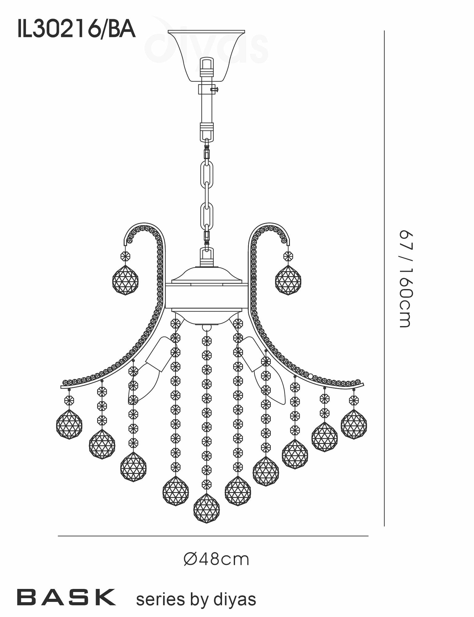 Diyas - Bask Pendant - Luminosity Designs Ltd