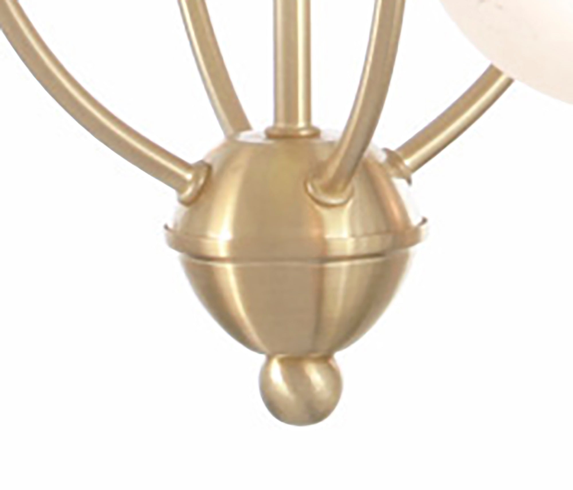 Diyas - Bastia 4 Light G9 Satin Gold Pendant (Diyas IL20241) - Luminosity Designs Ltd