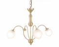 Diyas - Bastia 4 Light G9 Satin Gold Pendant (Diyas IL20241) - Luminosity Designs Ltd