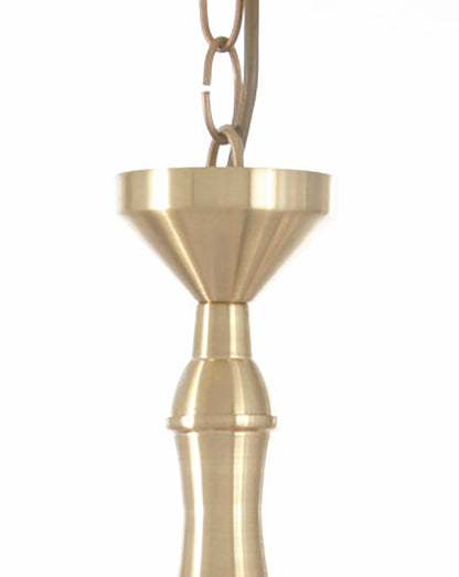 Bastia 4 Light G9 Satin Gold Pendant  (Diyas IL20241)