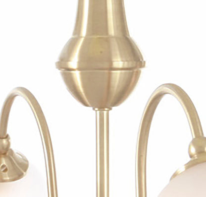 Bastia 4 Light G9 Satin Gold Pendant  (Diyas IL20241)