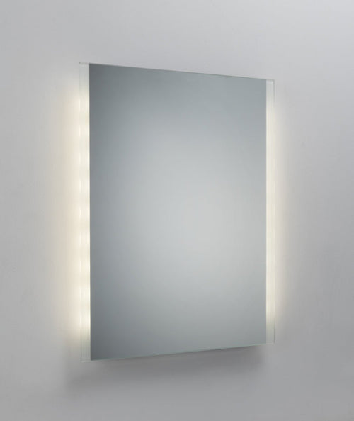 Knightsbridge - Battery Operated IP44 LED Edge Lit Bathroom Mirror - Luminosity Designs Ltd
