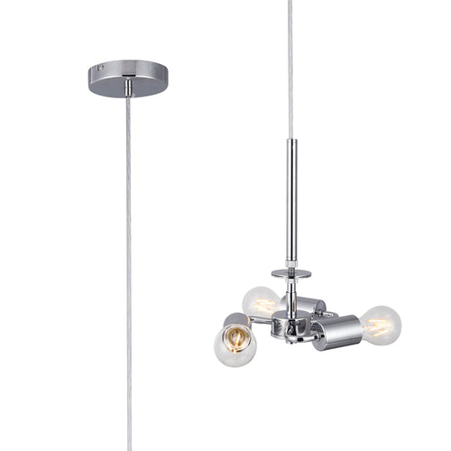 Deco - Baymont 3 Light Pendant Fititng - Luminosity Designs Ltd