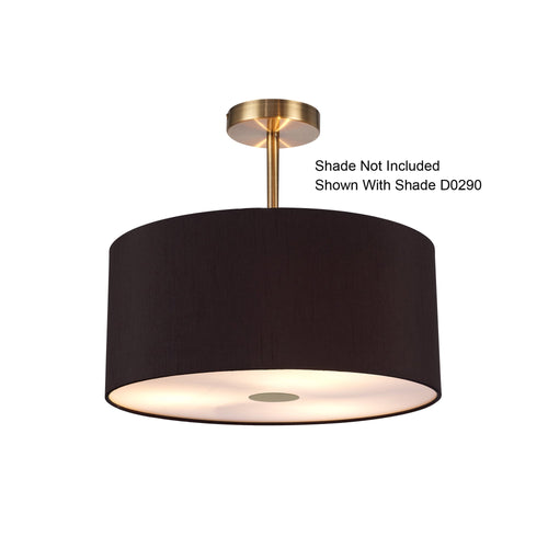Deco - Baymont 3 Light Semi Flush Fititng - Luminosity Designs Ltd
