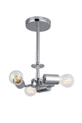 Deco - Baymont 3 Light Semi Flush Fititng - Luminosity Designs Ltd