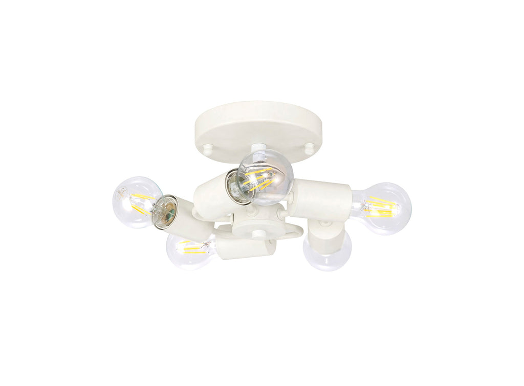 Deco - Baymont 5 Light Flush Fitting - Luminosity Designs Ltd