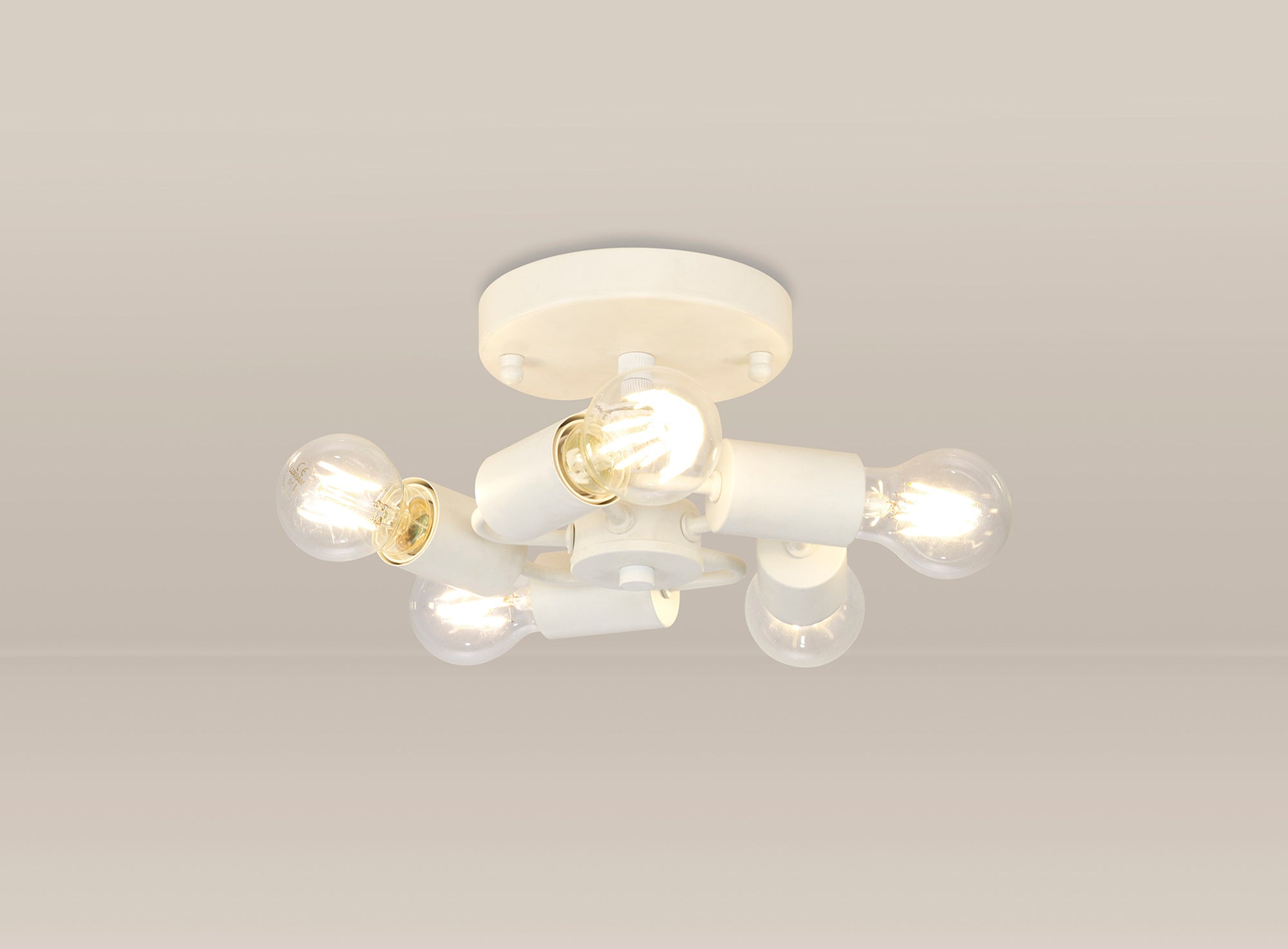 Deco - Baymont 5 Light Flush Fitting - Luminosity Designs Ltd