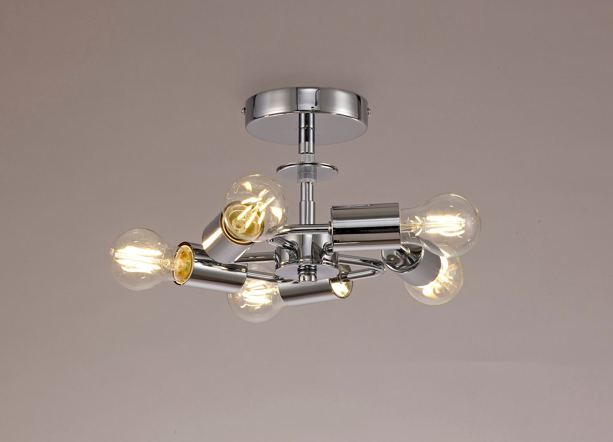 Deco - Baymont 5 Light Flush Fitting - Luminosity Designs Ltd