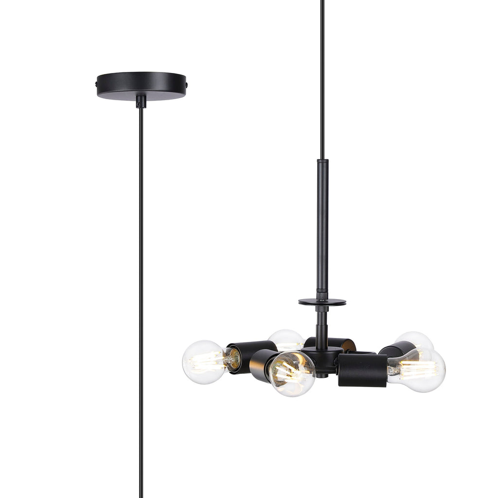 Deco - Baymont 5 Light Pendant Fitting - Luminosity Designs Ltd
